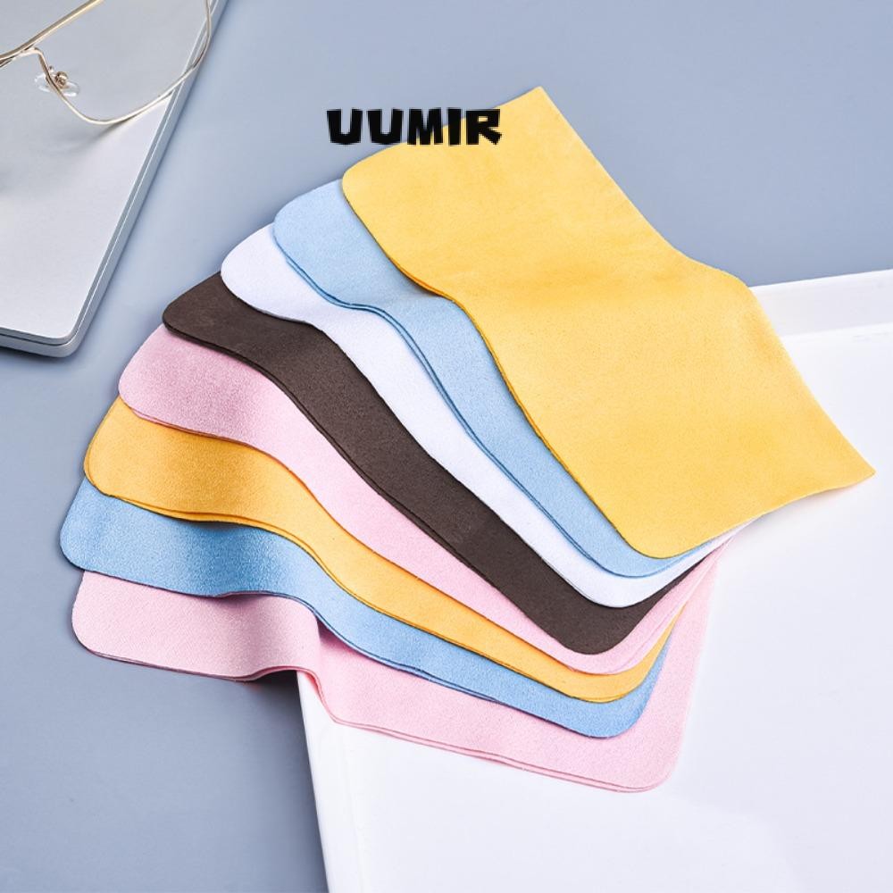 UUMIR 5/10 Chiếc Kính Bụi Microfiber Siêu Mịn, Khăn Lau Màn Hình Nhiều Màu