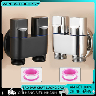 Van Nước 2 Cổng Ra - Van Chia Nước H - Ren Phi 21, Có Van Giảm Áp Đặc