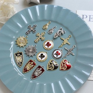 Retro Phong Cách Thoáng Mát Hợp Kim Lạ Mặt Dây Chuyền DIY Handmade Trang Sức Tay Vòng Cổ Bông Tai Mặt Dây Chuyền Phụ Kiện Chất Liệu