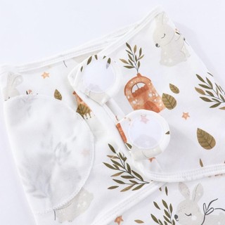 FILL Baby Swaddle Wrap, Túi ngủ sơ sinh bằng vải Cotton mềm, Bán chạy có thể điều chỉnh ấm áp chống đá Sơ sinh quấn Unisex Trẻ sơ sinh