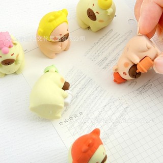 Tẩy Mù Capybara -  Tẩy Bút Chì, Tẩy Gôm Mềm, Gôm Tẩy Học Sinh, Tẩy Bút Chì