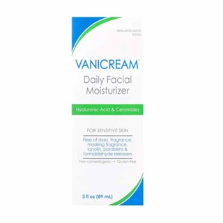 Vanicream Daily Facial Moisturizer With Ceramides and Hyaluronic Acid Sensitive Skin