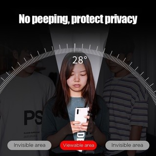 2 Chiếc Kính Cường Lực Chống Nhìn Trộm Chất Lượng Cao Bảo Vệ Màn Hình Cho OPPO Reno 12 11 10 Pro Plus 5G Chống Gián Điệp 9D Kính Bảo Vệ