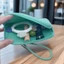 Túi du lịch CATIYAHA, Ví đựng tiền xu chống nước bằng silicon, Túi đựng tai nghe màu trơn có dây kéo di động dành cho học sinh