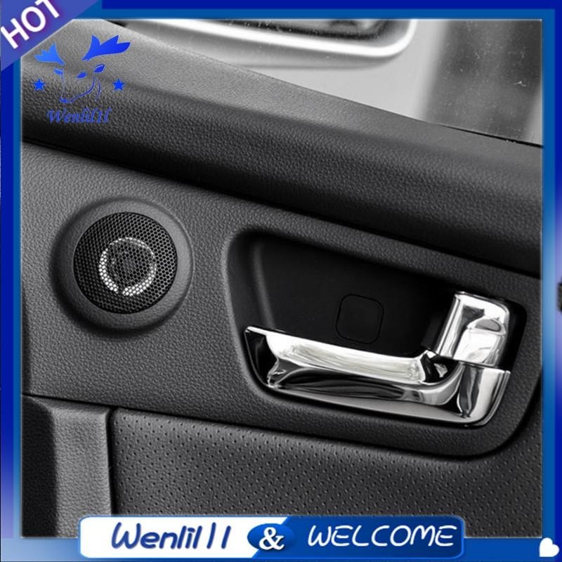 [Wenlil1l] Tay nắm cửa bên trong bên hành khách phía trước hoặc phía sau 2005-2010 cho Kia Sportage 82620-1F000 RH Đen + Chrome