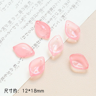 Nhỏ Tươi Cổ Thủy Tinh Cánh Hoa DIY Handmade Trang Sức Vòng Cổ Bông Tai Kẹp Tóc Bước Lắc Phụ Kiện Tóc Chất Liệu