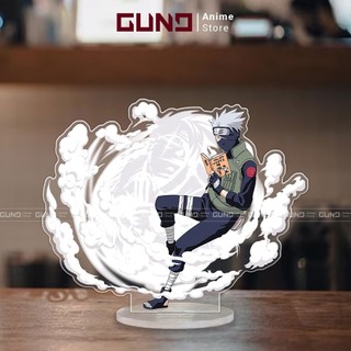 Mô hình Standee Naruto nhân vật Thầy Kakashi nhựa Mica Acrylic Anime 8cm trang trí trưng bày decor bàn học