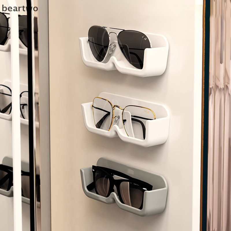 < Beartwo > 1 Chiếc Kính Mắt Giá Treo Tường Kính Chống Nắng Giá Đỡ Màn Hình Tủ Quần Áo Trang Trí Hộp Bảo Quản Kính Mát Tổ Chức Đẹp