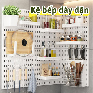 Xả hàng- Kệ bếp bảng lỗ dán tường Bunnies bảng pegboard  vật dụng gọn gàng kệ dày dặn  vệ sinh dễ dàng
