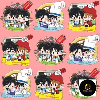 Móc khóa DETECTIVE CONAN ver CHIBI NGÂY THƠ Thám Tử Lừng Danh in hình anime chibi Mica trong acrylic