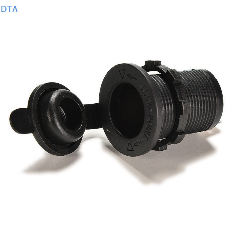 Dta Ổ cắm xe hơi 12V chống nước Bộ sạc USB Bộ chuyển đổi nguồn Ổ cắm PO
