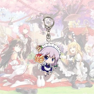 Anime Touhou Project Acrylic Móc Khóa Marisa Remilia Acrylic Túi Mặt Dây Chuyền Ngoại Vi