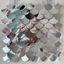 FANIELLAPOWELL Sequin Phông Nền, Áo Tắm Cho Bé Trang Trí Sinh Nhật Bảng Đính Kim Sa Lấp Lánh Trang Trí Tường, Thời Trang Đám Cưới Shimmer Cá Cân Hình Tấm Trang Trí Phông Nền