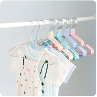 Combo 10 Móc treo quần áo bằng kim loại chống trượt ALINE