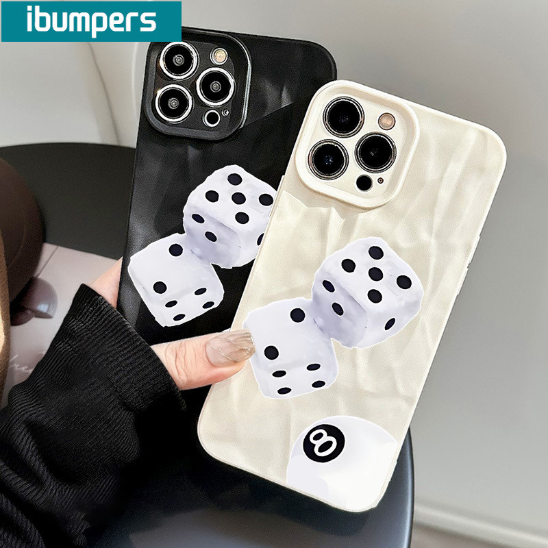 ibumpers Ốp Lưng iPhone Xinh Cao Cấp STUSSY Hình Xúc Xắc In Hình Ốp Điện Thoại nhám Dày Dặn Silicon Mềm Chống Sốc Chống Bẩn Cho Iphone 16 15 14 12 13 11 Pro Max IP 7 8 Plus Iphon X XS XR