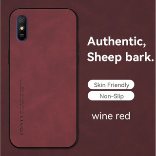 Redmi 9a 9i Sport 9at 9ASport M2006C3LG M2006C3LI M2006C3LC M2004C3L M2006C3LVG M2006C3LII Vỏ chống rơi và hấp thụ sốc làm bằng da cừu chất lượng cao và thân thiện với da cứng