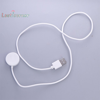 [Lostcorner] 1 CÁI Cáp sạc đồng hồ màu trắng Sạc USB Sạc không dây từ tính [Mới]