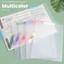Thư mục tập tin A3 / A4 GREAT, Kẹp xoay đôi Chất kết dính tập tin nhiều màu, Chất lượng cao PP Loose Leaf Test Paper Storage Business