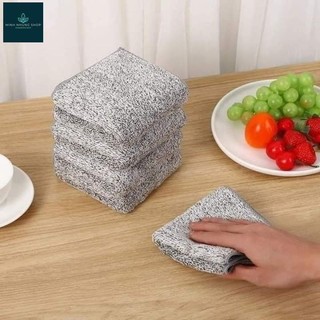 Khăn Lau Đa Năng màu ghi, chất liệu vải. tiện dụng lau mọi thứ