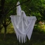 Mặt dây chuyền treo tường cửa sổ cây ngoài trời CHEESELY, Đồ trang trí treo ma Halloween thực tế màu trắng, Dễ dàng lắp đặt Đạo cụ ngôi nhà ma ám có thể tái sử dụng