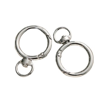 Khóa lò xo xoay bằng hợp kim mạ kẽm, khóa lò xo mở hình số 8, vật liệu DIY cho túi xách, mặt dây chuyền, móc khóa bán buôn