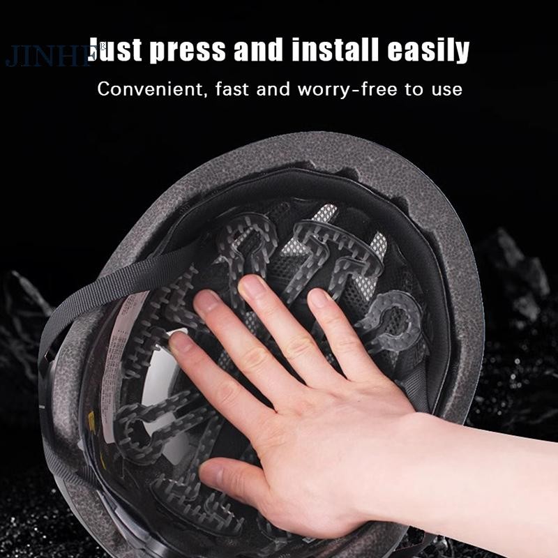 Jinhf Mũ Bảo Hiểm Linh Hoạt Chống Biến Dạng Bên Trong Silicone Pad Thông Gió Mũ Bảo Hiểm Lót Miếng Lót Mũ Bảo Hiểm Đệm Xe Máy Xe Đạp Mũ Bảo Hiểm Phụ Kiện HOT