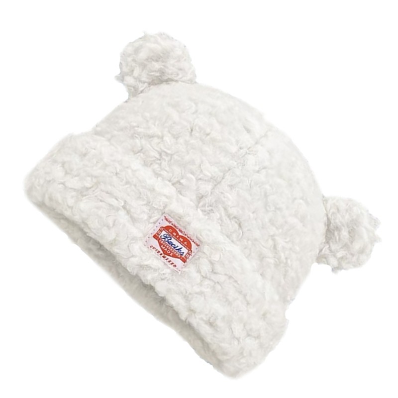 Dasbsug Thời Trang Gấu Tai Beanies Nón Cho Nhiều Đầu Kích Thước Mùa Đông Thu Áo Chui Đầu Lâu Nón Unisex Mũ Đội Đầu Cho Thường Ngày