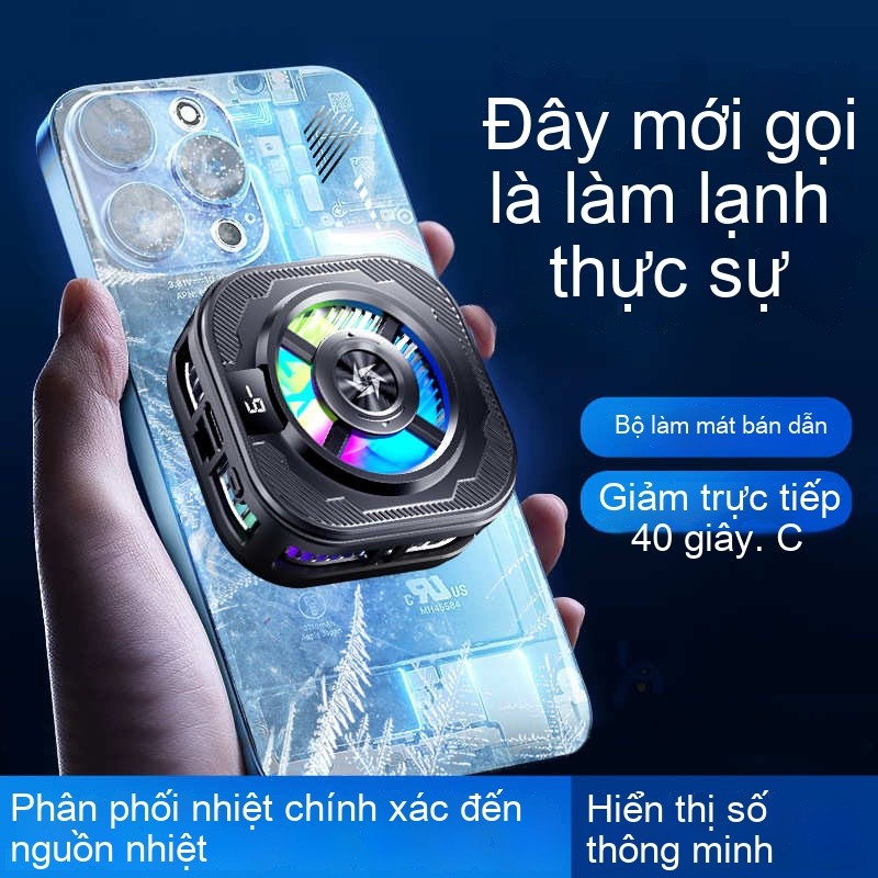 Tản nhiệt điện thoại SL39 hiển thị số - Công nghệ bán dẫn làm đá siêu tốc - Trợ thủ livestream/game thủ