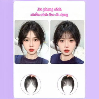 Tóc Giả Hai Mái 4D Mái Bay,  An Toàn, Tự Nhiên, Phong Cách Hàn Quốc Dễ Thương, Tăng Đẹp Và Tự Tin!