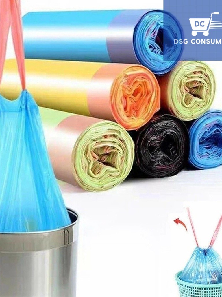 Túi đựng rác Có dây rút (45x50cm) - Cuộn Túi Bóng Chứa Rác, Túi Đựng ...