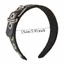 WEETW Punk Rivet Headband, Gothic Hollow Out Steampunk Hair Hoop, Subculture Headpiece Y2K Rock lấy cảm hứng từ khóa da Băng đô ngoài trời