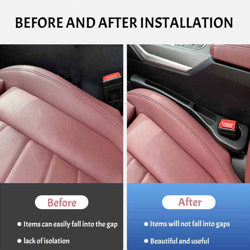 1 Cặp Khoảng Cách Ghế Ô Tô Chất Làm Đầy Rò Rỉ Bảo Quản Đa Năng Bên Đường May Cắm