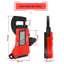 Thước Kẹp Điện Tử Mini 0-12.7mm Đo Độ Dày Giấy Vải Kim Loại Nhỏ Chính Xác Cao Màn Hình LCD