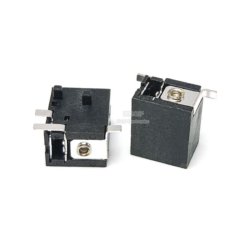 DC-044E Ổ Cắm Điện 5.5 * 2.1mm SMT Patch 3 Pin DC Nữ Ổ Cắm Kết Nối Tất Cả Dây Đồng Cố Định Cột