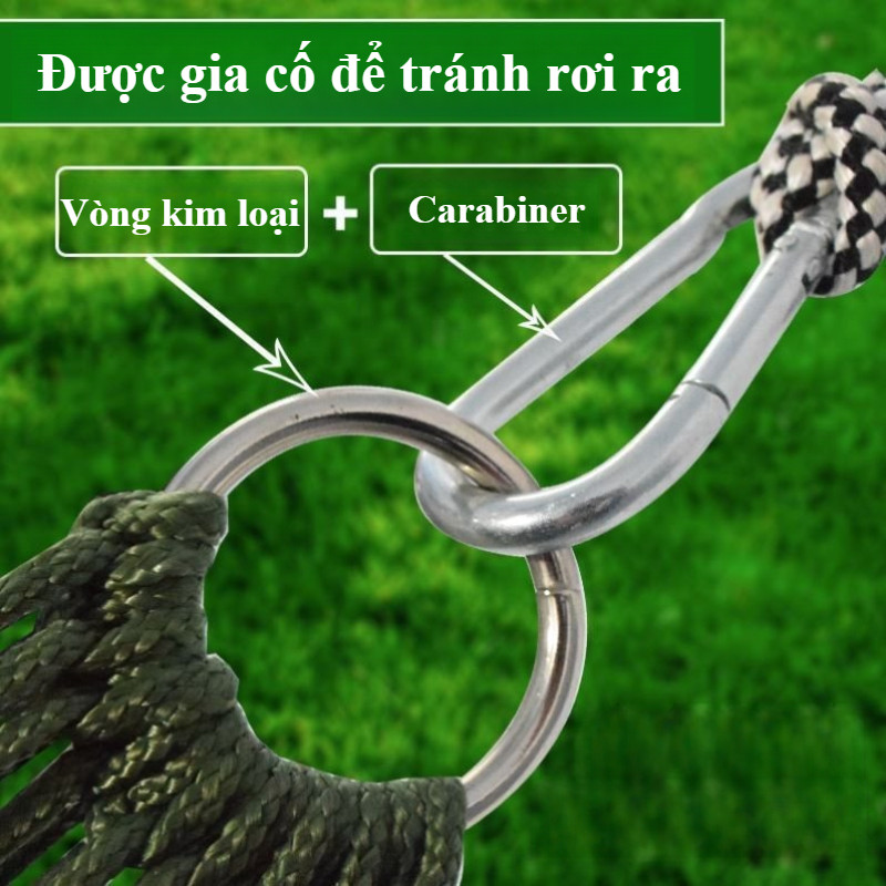 Võng lưới treo ngoài trời, Võng lưới du lịch dã ngoại, 230x80cm, Phù Hợp Camping & Trekking