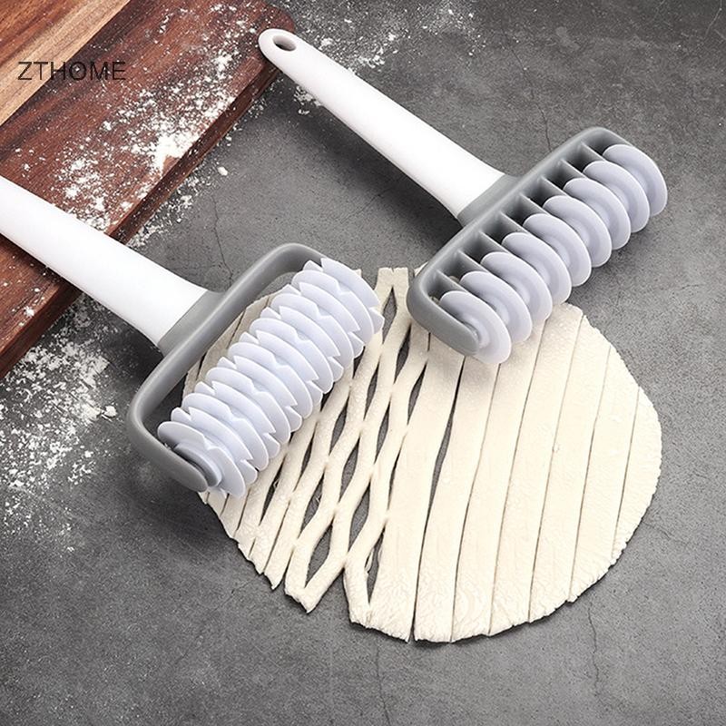 ZTHOME Xoay Smooth Baking Tool Bánh Quy Lưới Bột Con Lăn Cắt Pizza Bột Con Lăn Cắt Pizza Bột Con Lăn Cắt Cho Nhà Hàng HOT