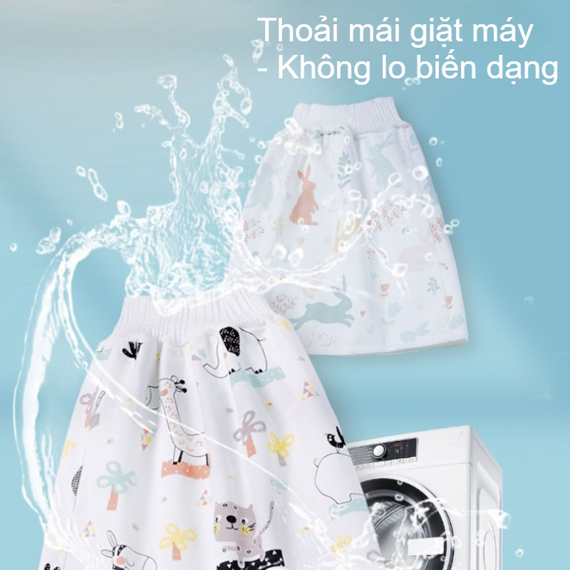 Tã Dạng Chân Váy/quần Cho Bé Chống Thấm Nước Có Thể Giặt Được Thiết Kế Chất Lượng Cao