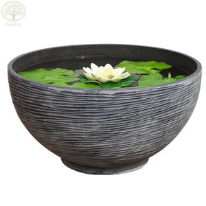 Chậu hoa huệ nước AMLU, chậu bát lớn trồng cây nước độc đáo, cảnh quan chậu mọng nước tinh tế
