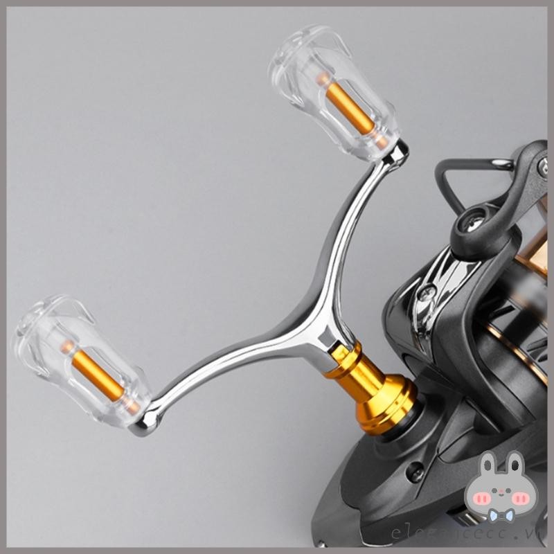 ELEGA Tay Cầm Máy Câu Đôi Hợp Kim Nhôm, Nâng Cao Độ Chính Xác Cho angling