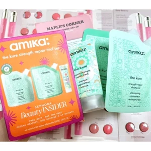 SET GỘI XẢ PHỤC HỒI HƯ TỔN AMIKA THE KURE 35ML