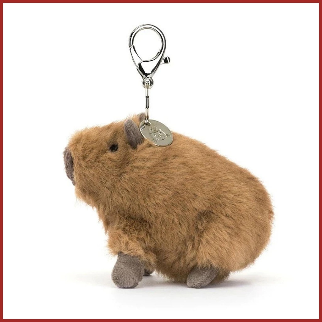 Dành Cho Jellycat Thú Nhồi Bông Móc Khóa Đáng Yêu Capybara Sang Trọng Ba Lô Mặt Dây Chuyền Thú Nhồi Bông Dễ Thương Móc Khóa Cho koapavn