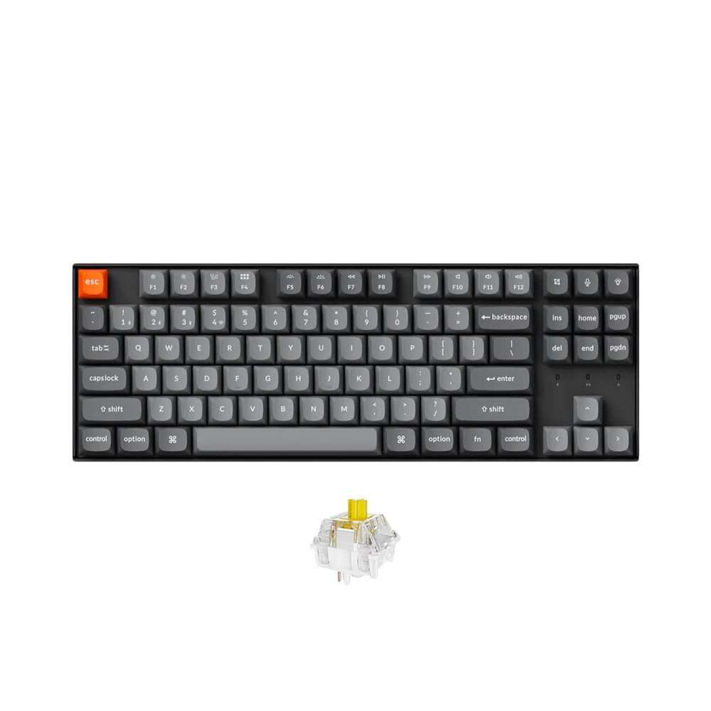 Bàn phím cơ không dây Keychron K8 Max QMK RGB Aluminum - Hàng chính ...