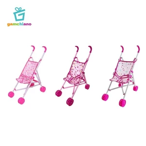 Gamchiano Búp Bê Xe Đẩy Giả Vờ Chơi Cho Búp Bê Phụ Kiện Búp Bê Tương Tác Trẻ Em Dự Tiệc Mô Phỏng Xe Đẩy Đồ Chơi