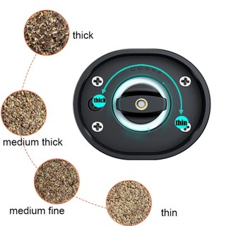 sạc nhà Máy điện chỉnh đất Muối nhám mặt hạt tươi điều với bếp Chạy cụ bột dụng tiêu xay mới 100% độ