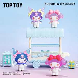 1 Túi Đồ Chơi Top Sanrio My Melody & Kuromi Ramune Phong Cách Mini Nhân Vật 【 3 Chiếc 】