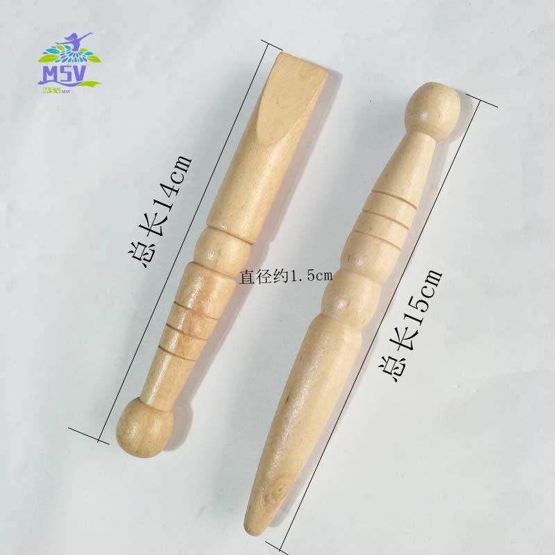 3 Que Massage toàn thân bằng gỗ - Dụng cụ thư giãn cơ bắp để giảm đau