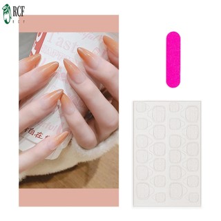 Gradient Press on Nails Full Cover Có Thể Tái Sử Dụng Bóng Tự Nhiên Ombre Móng Tay Giả Cho Nữ Văn Phòng Hàng Ngày