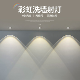 2024 Phong Cách Mới Cầu Vồng Đôi Mắt Nhỏ Hill Led Spotlight Nhúng Hộ Gia Đình Phòng Khách Treo Tường Đèn LED Downlight ZYMS