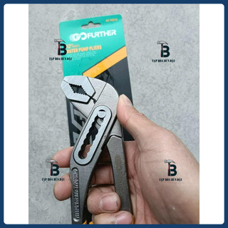 Kìm mỏ quạ đa năng 10"-12" GoFuther, thân thép Carbon siêu cứng, độ cứng răng 61 HRC