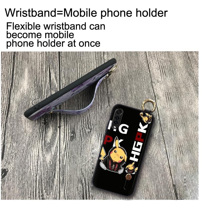 Ốp Điện Thoại Vòng Chống Thấm Nước Cho LG Velvet 4G / 5G Chống Bụi Bẩn Hoạt Hình Chân Đế Chống Va Đập Dây Đeo Cổ Tay Ốp Lưng Giá Đỡ Điện Thoại Dễ Thương Dây Đeo Tay Chống Bụi Bảo Vệ Chống Sốc
